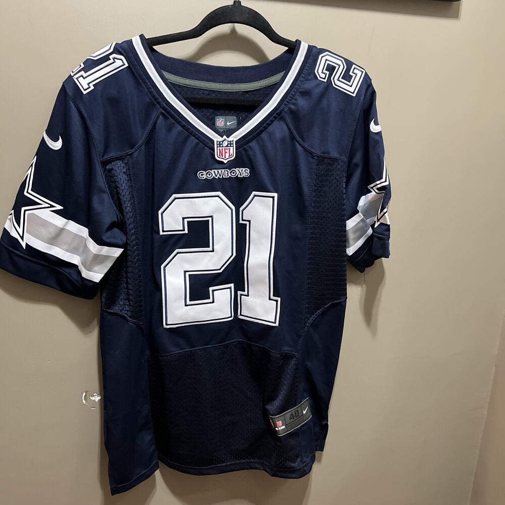 Ezekiel Elliott NFL Jersey MENS XL Nike On Field Dallas Cowboys Blue #21 Size 40